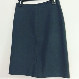 Prada Gray A-Line Skirt